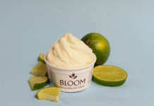 Gelato al lime della gelateria Bloom